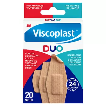 Патчи Viscoplast Duo Zestaw Plastrw 3 Rozmiary, 20 шт