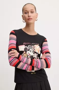 PATCHMICKEY с длинным рукавом Desigual, черный