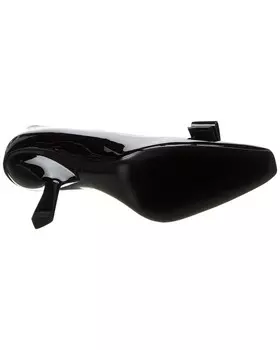 Патентованные насосы Ferragamo Anz Bow Salvatore Ferragamo, черный