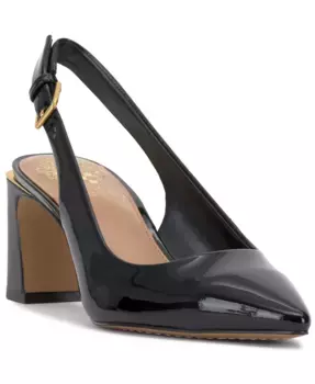 Патентованные туфли-лодочки Hamden-B Slingback Vince Camuto, черный