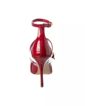 Патентованные туфли Valentino Roman Stud 100, красный