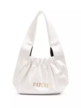 Patou атласная сумка Le Biscuit, нейтральный цвет