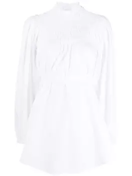 Patou блузка из органического хлопка с завязками, белый
