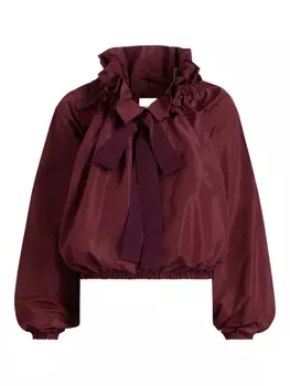 Patou блузка с объемными рукавами, красный