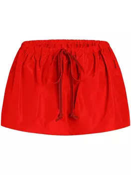 Patou дутая юбка, красный