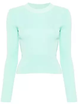 Patou джемпер в рубчик, синий