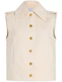 Patou джинсовый жилет, нейтральный цвет