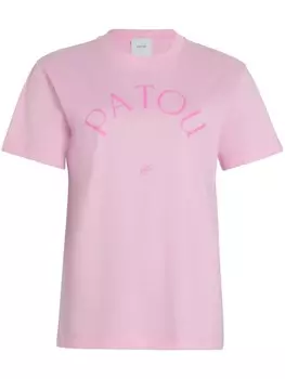 Patou футболка с логотипом, розовый