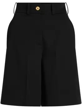 Patou габардиновые шорты из органического хлопка, черный