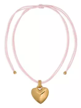 Patou колье с подвеской, розовый