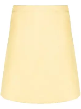 Patou мини-юбка А-силуэта, желтый