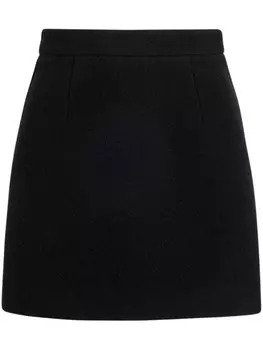 Patou мини-юбка средней посадки, черный
