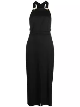 Patou платье из смесовой вирджинской шерсти, черный