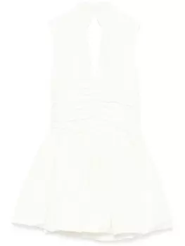 Patou платье мини с открытой спиной, белый