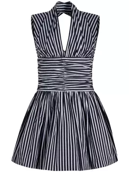 Patou платье мини с открытой спиной, синий