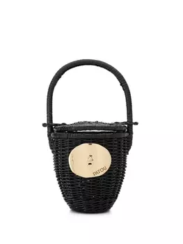 Patou плетеная сумка-ведро, черный