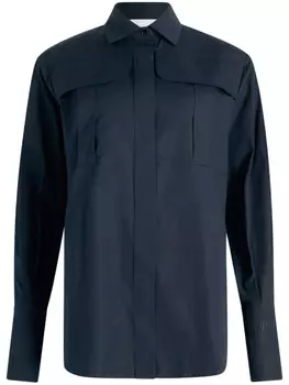 Patou поплиновая рубашка Safari, синий