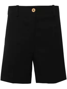 Patou шорты строгого кроя со складками, черный