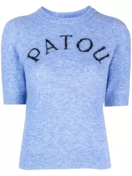 Patou топ из смесовой шерсти альпаки, синий