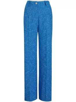 Patou твидовые брюки Iconic, синий