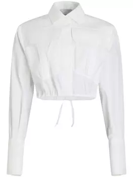 Patou укороченная рубашка, белый