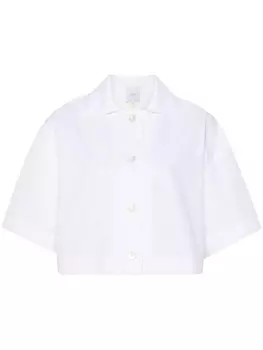 Patou укороченная рубашка с аппликацией, белый