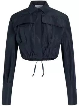 Patou укороченная рубашка, синий