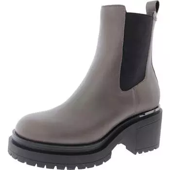 Patria женские мужские ботинки челси на блочном каблуке DKNY, цвет vachetta mushroom