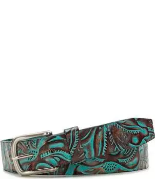 Patricia Nash Pelosa Tooled Turquoise 1,25 Пояс, синий
