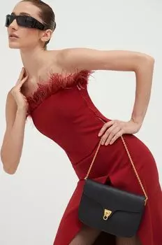 Патриция Пепе топ Patrizia Pepe, бордовый