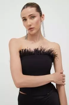 Патриция Пепе топ Patrizia Pepe, черный