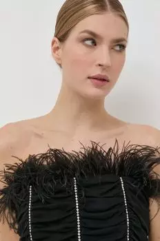 Патриция Пепе топ Patrizia Pepe, черный