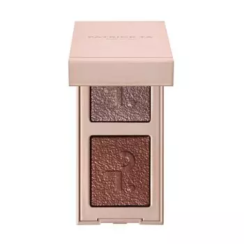 Patrick TA Major Dimension Eyeshadow Duos в оттенке Still At The Club 4 г / Роскошная, компактная палетка теней для век