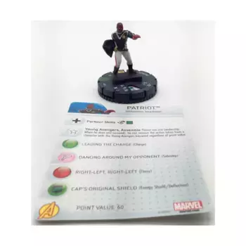 Патриот #021 (У), Marvel HeroClix - Civil War Organized Play - Singles