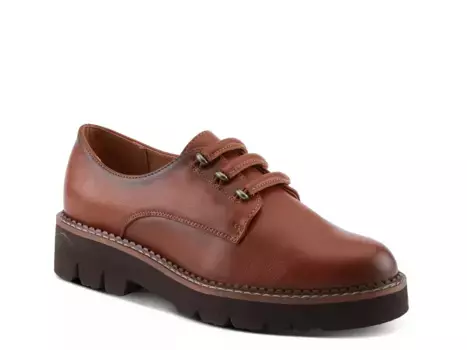 Patrizia Hazelina Platform Oxford, цвет Camel Brown