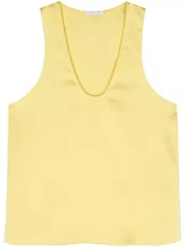 Patrizia Pepe атласный танк тоже, желтый