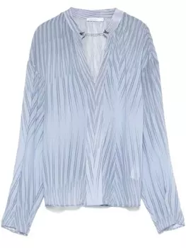 Patrizia Pepe блузка с принтом, синий