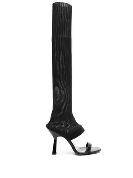 Patrizia Pepe босоножки из тюля, черный