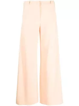 Patrizia Pepe брюки палаццо Essential, оранжевый