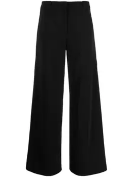 Patrizia Pepe брюки палаццо Essential с завышенной талией, черный