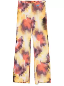 Patrizia Pepe брюки с логотипом, желтый