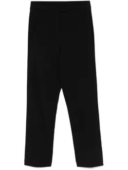 Patrizia Pepe брюки с узором Fly, черный