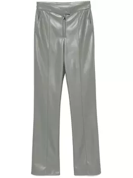 Patrizia Pepe брюки с узором Fly, серый