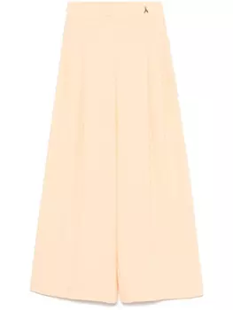 Patrizia Pepe брюки со складками, оранжевый