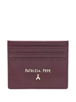 Patrizia Pepe держатель для карт с логотипом и надписью, фиолетовый