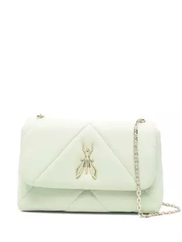 Patrizia Pepe дутая сумка через плечо Fly, зеленый