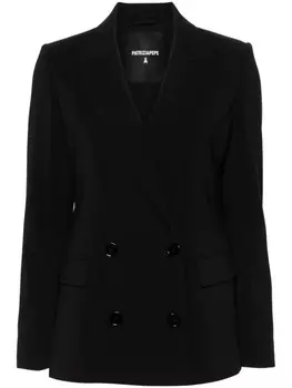 Patrizia Pepe двубортный блейзер, черный