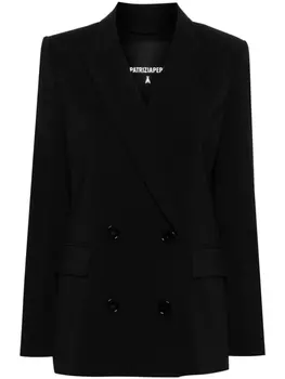 Patrizia Pepe двубортный пиджак, черный