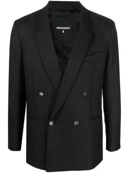 Patrizia Pepe двубортный пиджак, черный