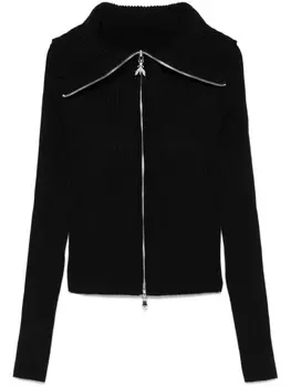 Patrizia Pepe джемпер в рубчик, черный